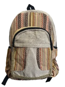 heart hemp backpack bag