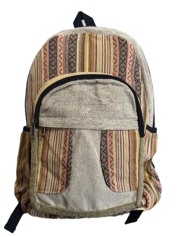 heart hemp backpack bag